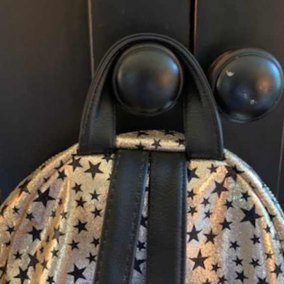 Gold and Black Stars Mini Backpack - Picture 4 of 11